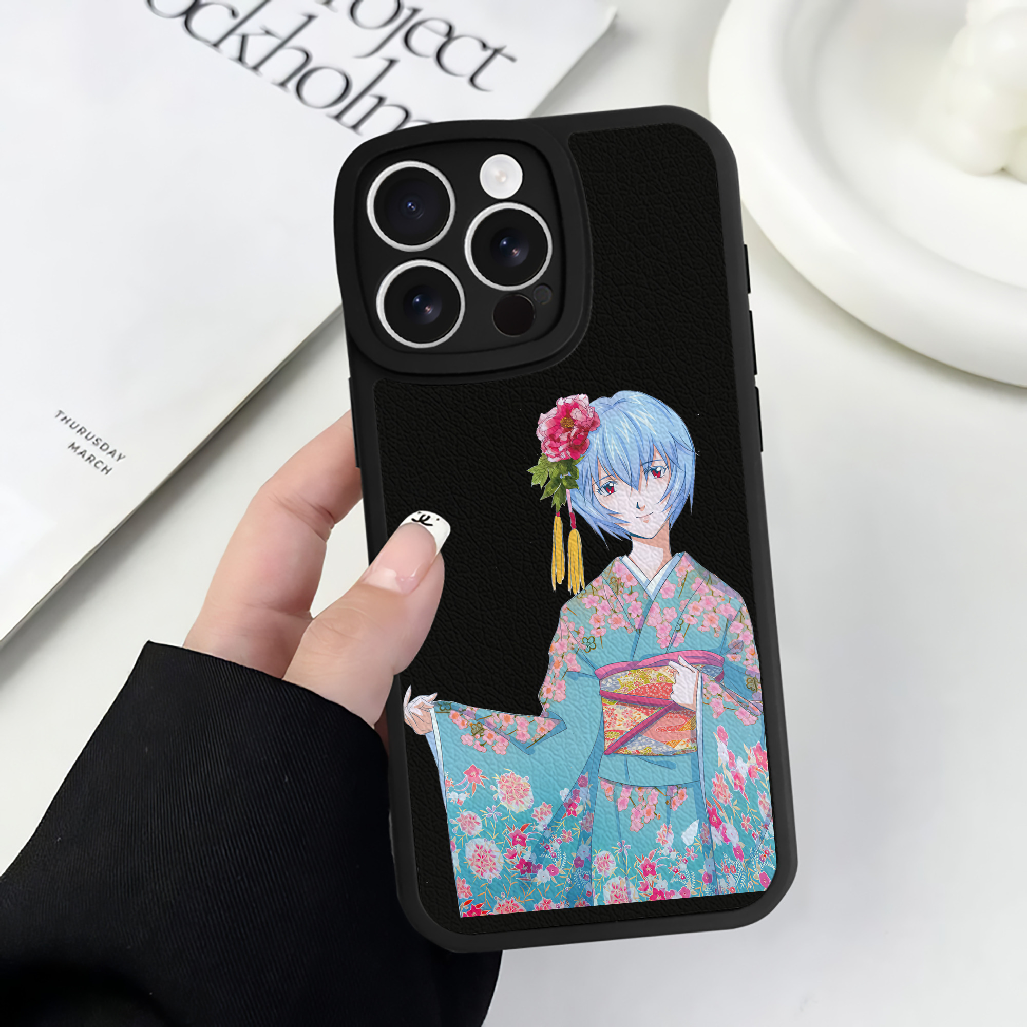 （画像用） EVA 新世紀エヴァンゲリオン 【iPhone 16シリーズ対応】シリコンスマホケース（レザー調） 材質：シリコン